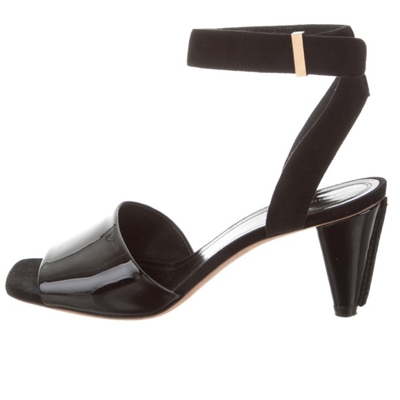 Celine Square Toe Ankle Strap Sandals size  40 - Picture 1 of 14